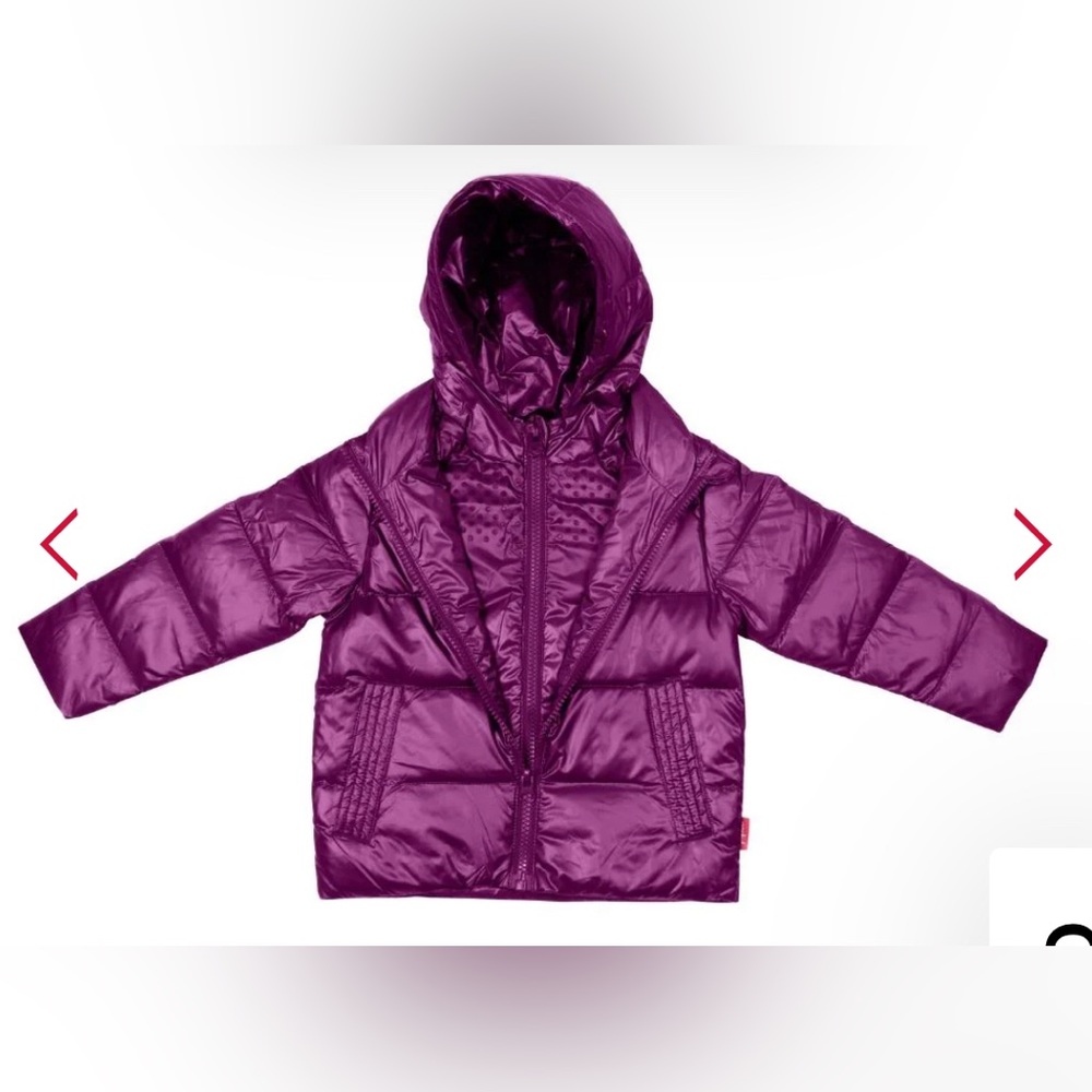 ONEKID CAR SEAT SAFETY ROAD COAT®DOWN JACKET - PLUM